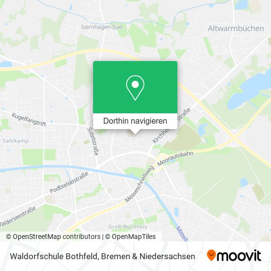 Waldorfschule Bothfeld Karte