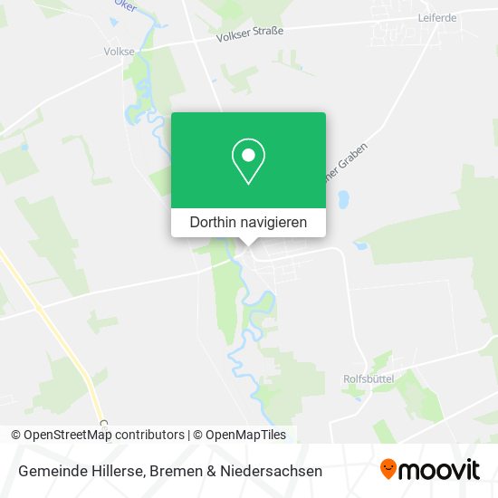 Gemeinde Hillerse Karte