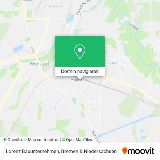 Lorenz Bauunternehmen Karte