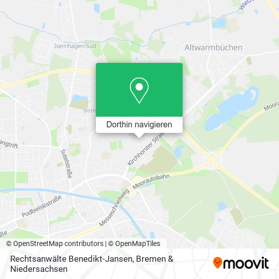 Rechtsanwälte Benedikt-Jansen Karte