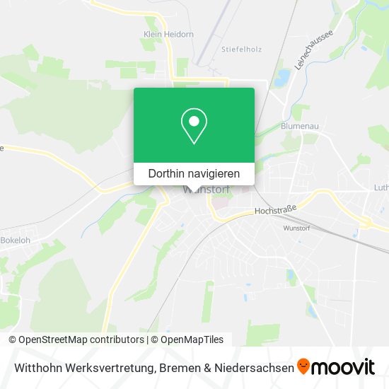 Witthohn Werksvertretung Karte