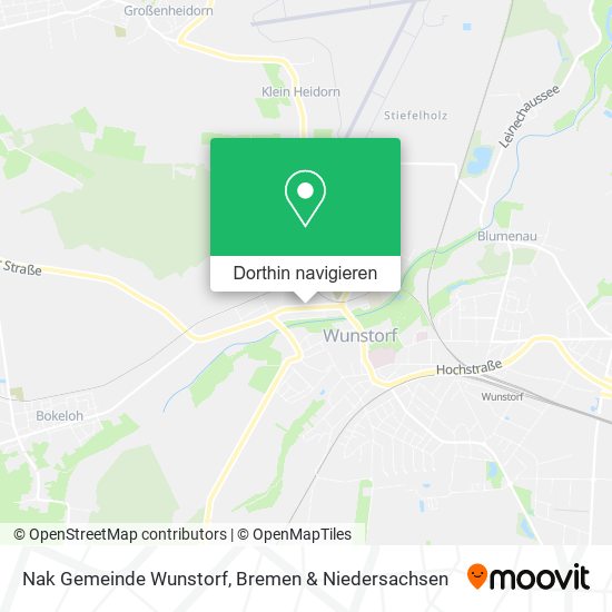 Nak Gemeinde Wunstorf Karte