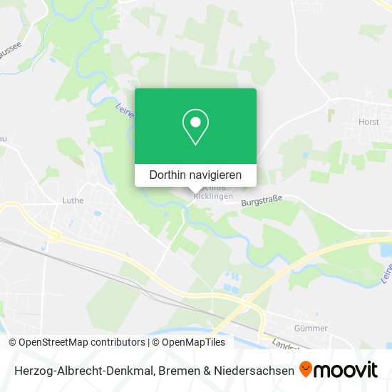 Herzog-Albrecht-Denkmal Karte
