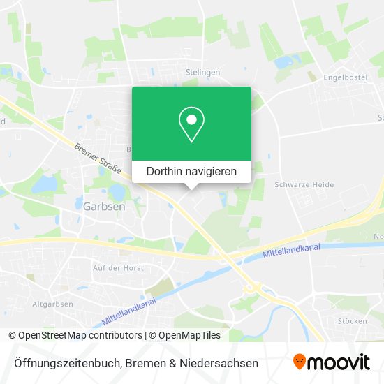 Öffnungszeitenbuch Karte