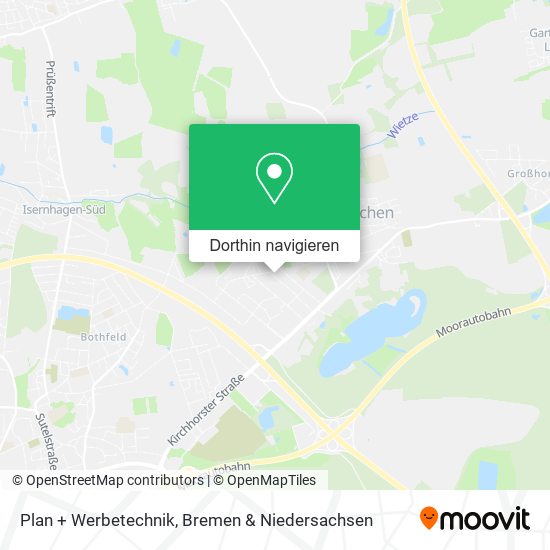 Plan + Werbetechnik Karte