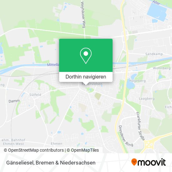 Gänseliesel Karte