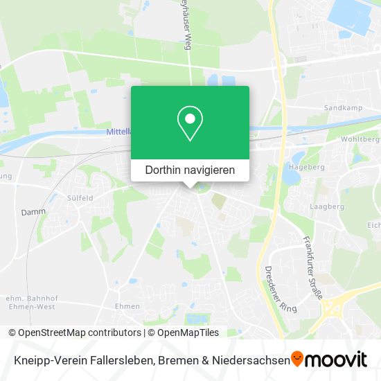 Kneipp-Verein Fallersleben Karte