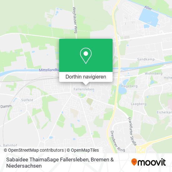 Sabaidee Thaimaßage Fallersleben Karte