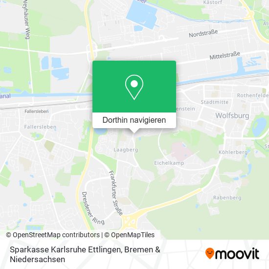 Sparkasse Karlsruhe Ettlingen Karte