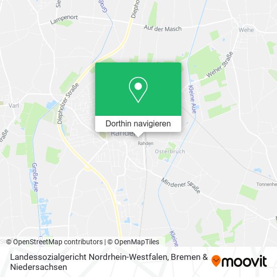 Landessozialgericht Nordrhein-Westfalen Karte