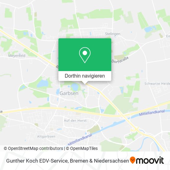 Gunther Koch EDV-Service Karte