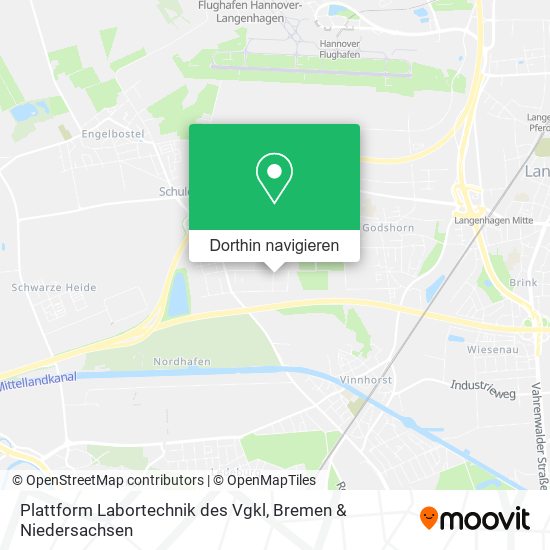 Plattform Labortechnik des Vgkl Karte