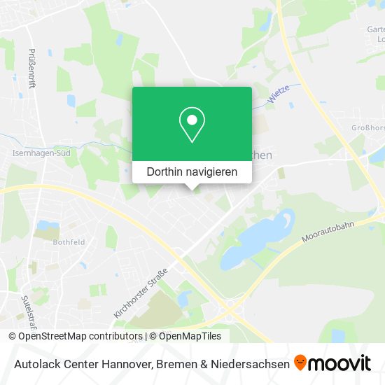 Autolack Center Hannover Karte