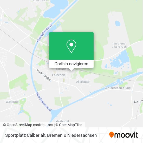 Sportplatz Calberlah Karte