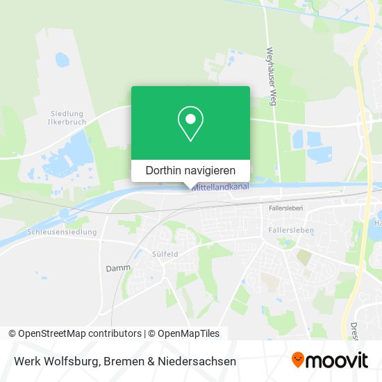 Werk Wolfsburg Karte
