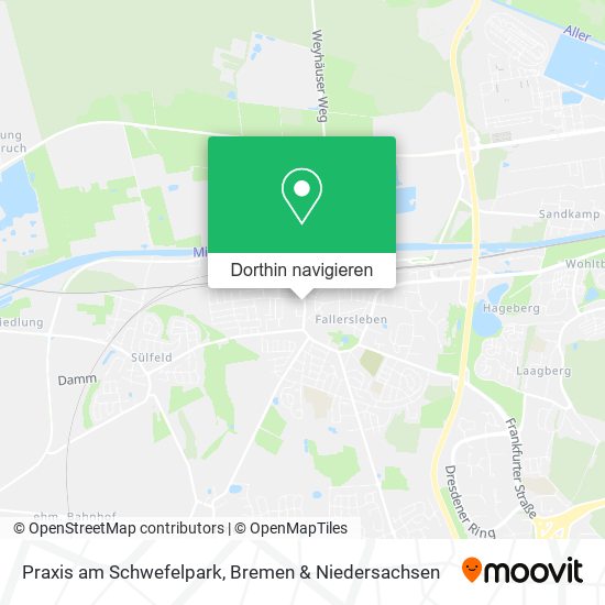 Praxis am Schwefelpark Karte