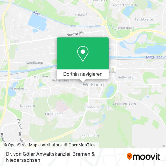 Dr. von Göler Anwaltskanzlei Karte