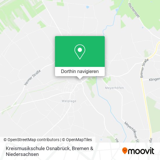 Kreismusikschule Osnabrück Karte