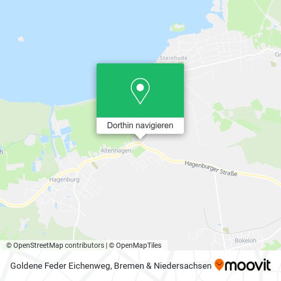 Goldene Feder Eichenweg Karte