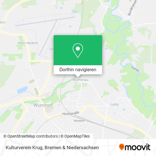 Kulturverein Krug Karte