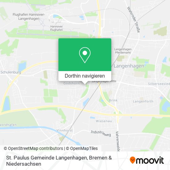 St. Paulus Gemeinde Langenhagen Karte