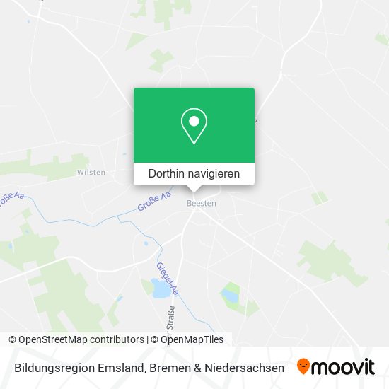 Bildungsregion Emsland Karte