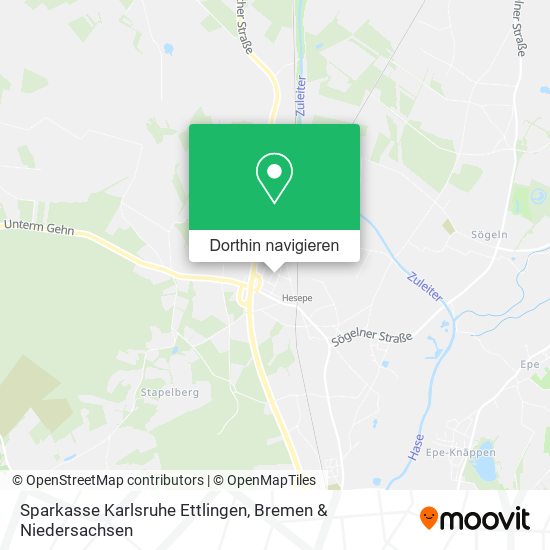 Sparkasse Karlsruhe Ettlingen Karte