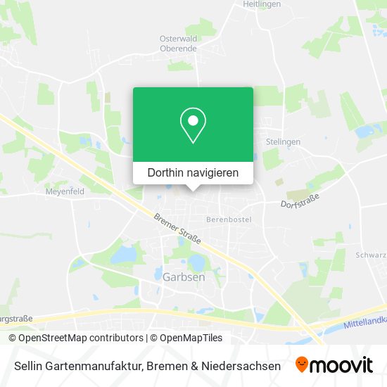 Sellin Gartenmanufaktur Karte