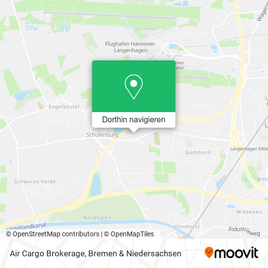 Air Cargo Brokerage Karte
