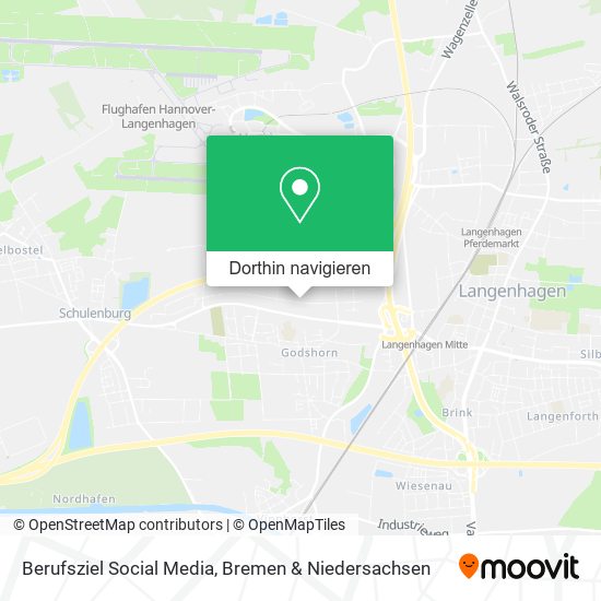 Berufsziel Social Media Karte