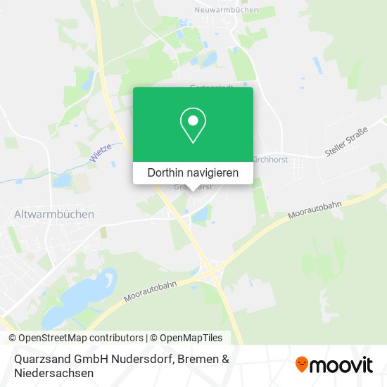 Quarzsand GmbH Nudersdorf Karte