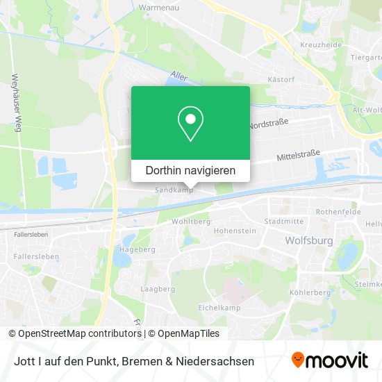 Jott I auf den Punkt Karte