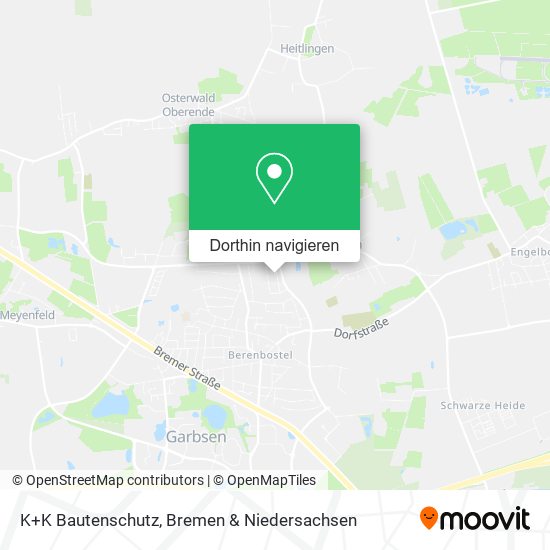K+K Bautenschutz Karte