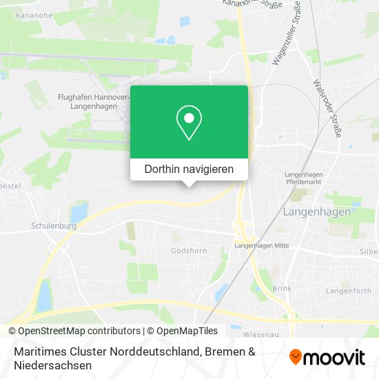 Maritimes Cluster Norddeutschland Karte