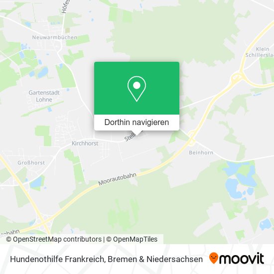 Hundenothilfe Frankreich Karte