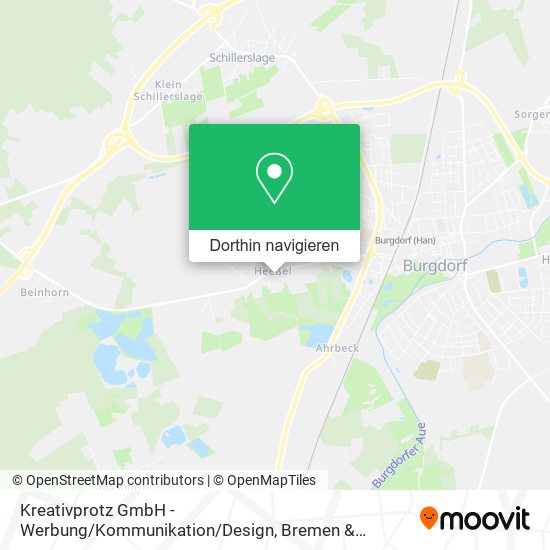 Kreativprotz GmbH - Werbung / Kommunikation / Design Karte