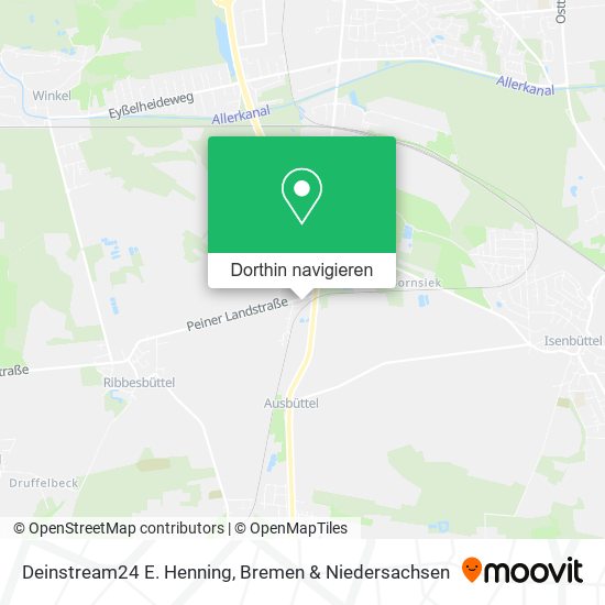 Deinstream24 E. Henning Karte