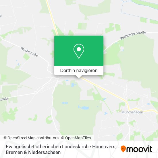 Evangelisch-Lutherischen Landeskirche Hannovers Karte