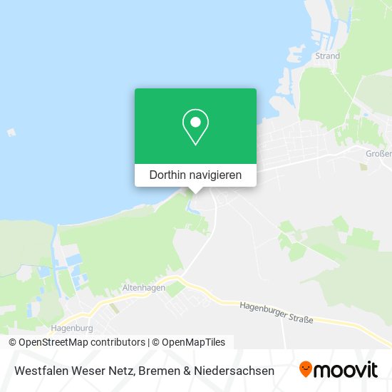 Westfalen Weser Netz Karte