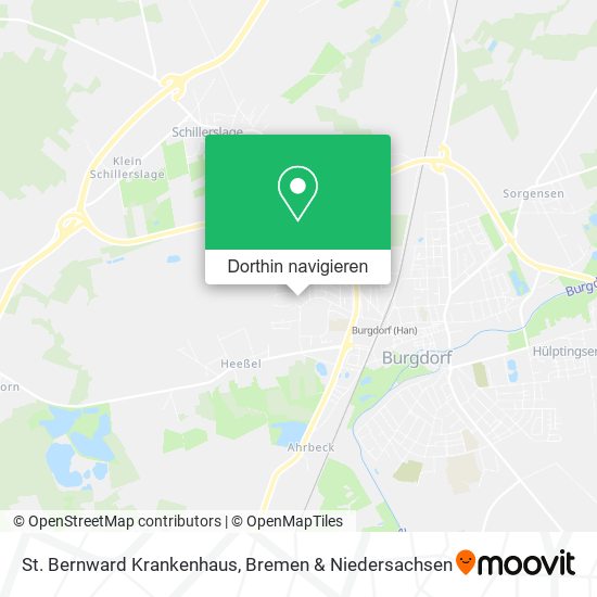 St. Bernward Krankenhaus Karte