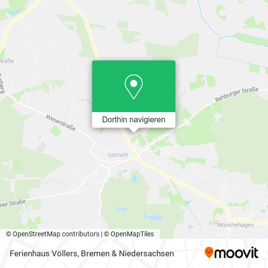 Ferienhaus Völlers Karte