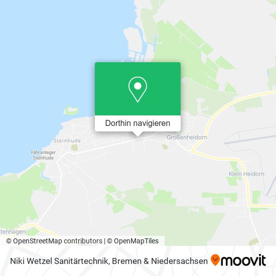 Niki Wetzel Sanitärtechnik Karte