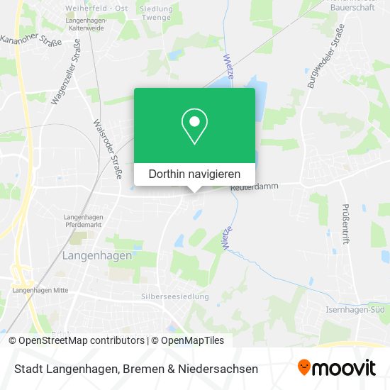 Stadt Langenhagen Karte