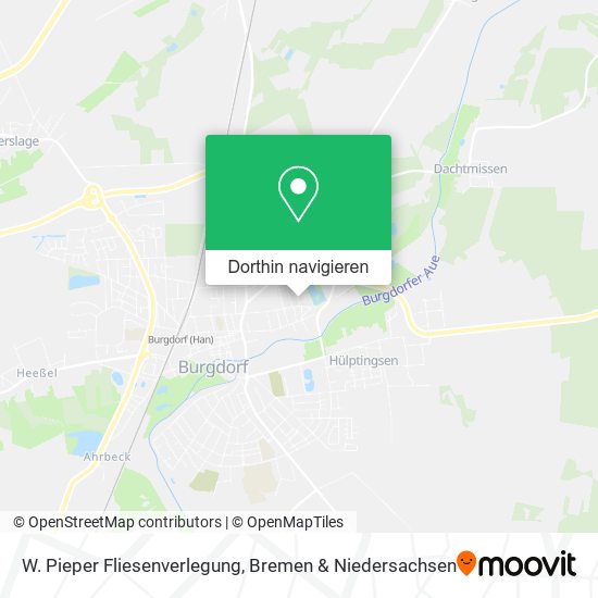 W. Pieper Fliesenverlegung Karte