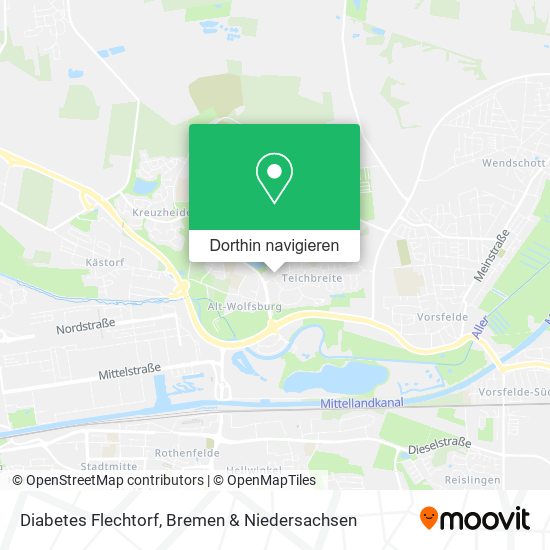 Diabetes Flechtorf Karte