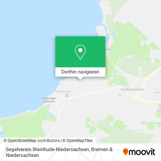 Segelverein Steinhude-Niedersachsen Karte