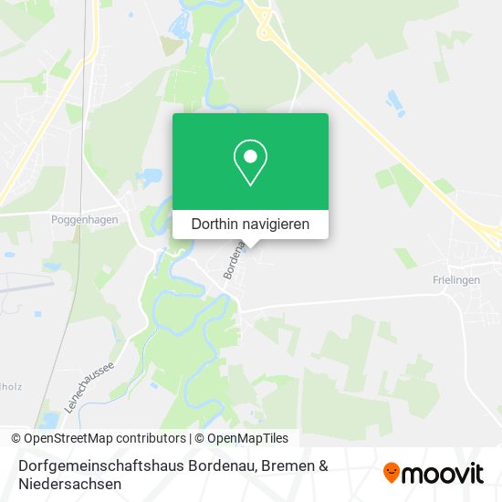 Dorfgemeinschaftshaus Bordenau Karte