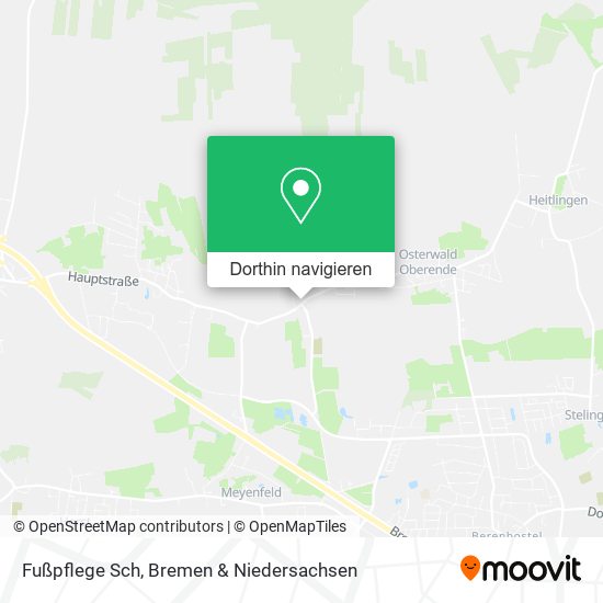 Fußpflege Sch Karte