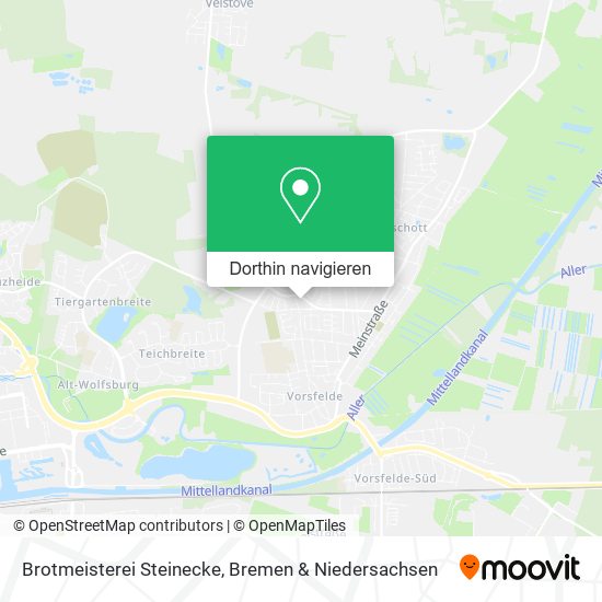 Brotmeisterei Steinecke Karte
