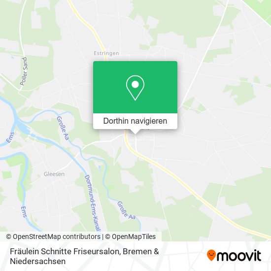 Fräulein Schnitte Friseursalon Karte